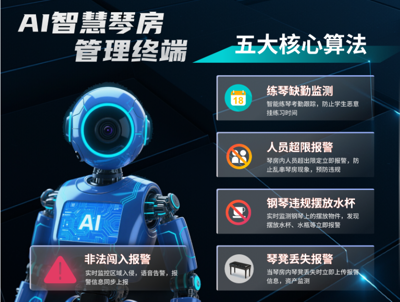 EbpayAI 智慧琴房管理终端 —— 引领琴房管理人工智能化变革